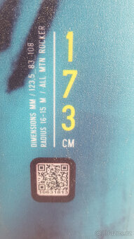Lyže Atomic VANTAGE 83, 173cm, lehké sjezdové univerzálky - 4