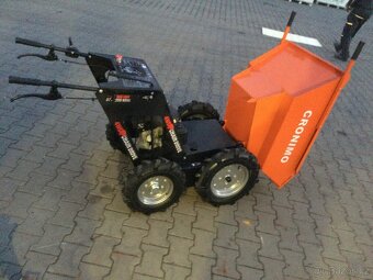 motorové kolečko, dumper, nosnost 250 kg - 4