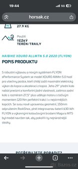 Haibike Xduro 5.0 Flyon najeto 2400km velikost L 2x baterie - 4