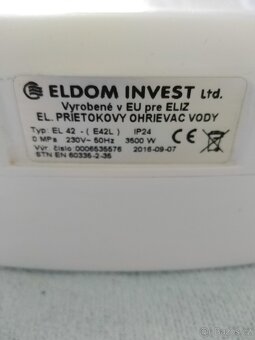 Průtokový ohřívač - ELÍZ - 4