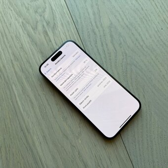 APPLE IPHONE 15 PRO 128GB MODRÝ TITAN-BATERIE 96%-ZÁRUKA - 4