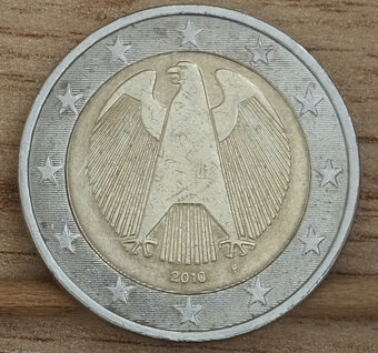 2 Euro - 2010 F Nemecko chyboražba ponuknite cenu. 024 - 4