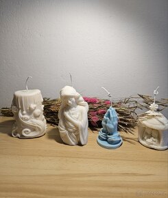 Svíčky ( z přírodního materiálu) - 4