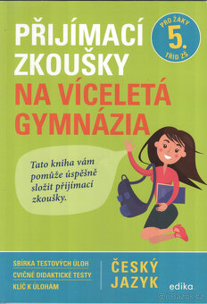Příprava přijímací zkoušky gymnázium matematika, český jazyk - 4