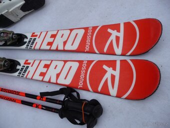 289. Lyže ROSSIGNOL - 130 cm + boty ROSSIGNOL 38eu - set - 4