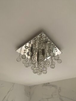 Lustr čtvercový krišťálový - 4