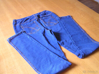 Dívčí kalhoty, tepláky 110 -118, legíny, nové - 4