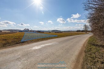 Prodej stavebního pozemku 2600m2, k.ú. Ctidružice u Znojma - 4