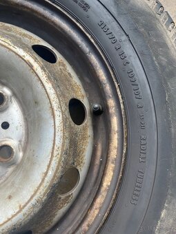 Letní sada kol, plecháče 215/70 R15C - Peugeot boxer - 4