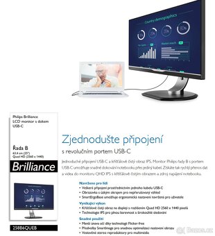 Prodám monitor Philips 258b6queb - 4