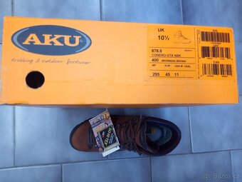Nepromokavé trekové boty AKU CONERO NBK GTX, vel.UK10,5 - 4