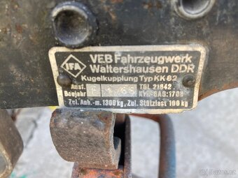 Přívěsný vozík- vetarán DDR - 4