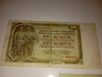 BANKOVKY 100 KČS 1945-1961, 3 RŮZNÉ EMISE - 4