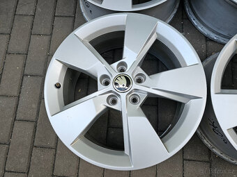 ALU kola disky Škoda 5x112 R17 Yeti Karoq 7J ET45 - 4