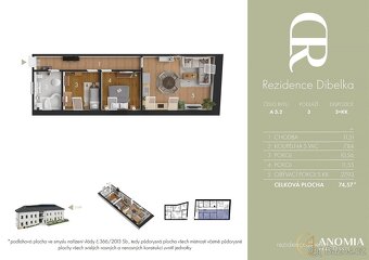 Prodej bytu 3+kk 75 m², Trhová Kamenice, ev.č. 00480 - 4