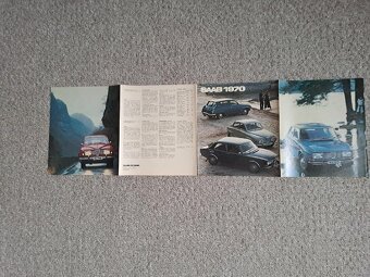 Prospekt automobilů SAAB 1970, dobový, originální - 4
