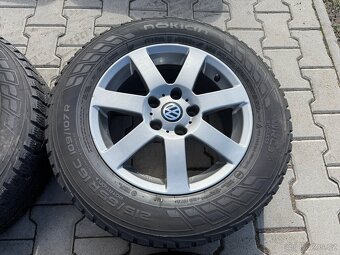 4x al kola 5x120 16 + pneu zimní 215/65 R16C - 4