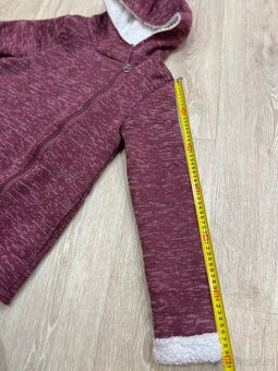 Fialová jarní teplá bunda/kabát 36 Janina - 4
