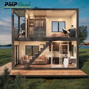 Sestava ze dvou obytných kontejnerů o rozměru 3x7 m - 4