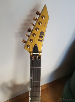 Zánovní kytara ESP LTD M-1 '87 Metallic Gold - 4