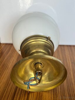 Starožitná mosazná stropnice - 4