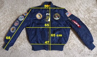 NOVÝ bomber NASA Apollo II modrá - L/XL - 4