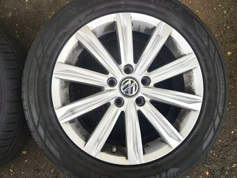 17"letní alu sada Stockholm 5x112 origo VW Touran 5T 215/55 - 4