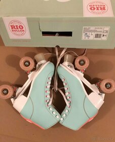 Rio - Roller Script Peach/Green - trekové brusle - 4