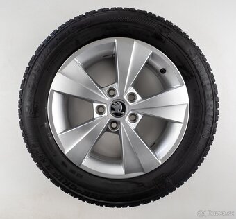 Škoda Octavia - Originání 16" alu kola - Zimní pneu - 4