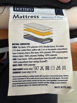Matrace Dormeo 80 x 200 cm - 4