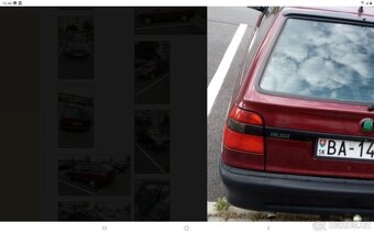 FELICIA 5.DVEŘE, kompletní včetně KLÍČE, STAV SLUŠNÉ fialové - 4