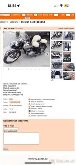 Jawa 350 pérák se sajdou - 4