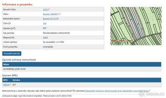 Prodej pozemku Bzenec 1261 m² - 4