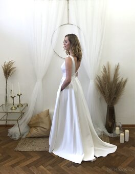 Svatební šaty nové XS/S - 4