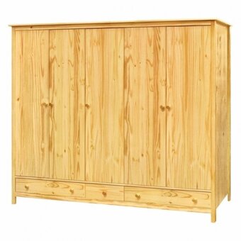 Dřevěná skříň 5dveřová TORINO - 4