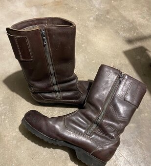 zateplené kožené boty - 4