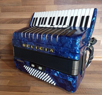 Akordeon (harmonika, heligonka) Delicia Arnaldo, TOP stav - 4