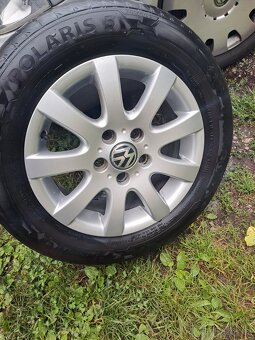 Alu kola 5x112 originál VW 195/65 R15 - 4