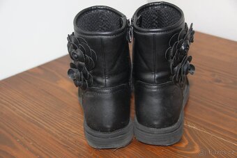 Krásné kotníkové černé boty ECLAIR zn. Geox - 4