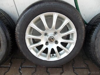 15" alu Nissan + letní pneu 185/65 R15 88T - 4