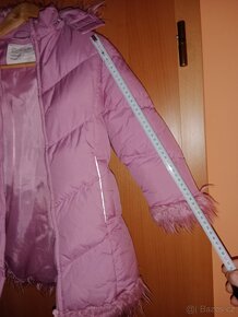 Dívčí zimní bunda vel.122 - 4