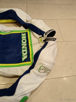 Psí Hubík-Dámská kožená moto kombinéza, dvoudílná - 4