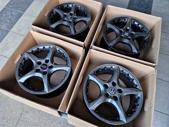 Alu 16 5x112 VW Audi Seat Škoda Chrome Shadow TK773 - 4