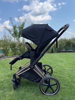 Kočárek CYBEX Priam Rosegold Seat Pack 2022 – Deep Black - 4