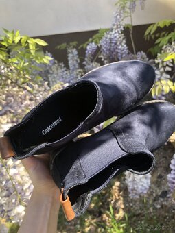 Černé podzimní kotníkové boty, Graceland - vel. 37 - 4