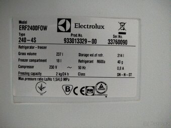 Lednička s mrazáčkem Elektrolux - 4