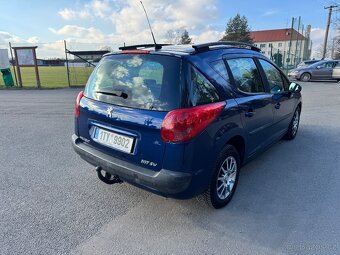 Peugeot 207 SW 1.6 HDI - TAŹNÉ - PĚKNÝ STAV - 4