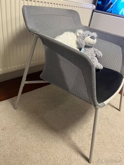 IKEA křeslo růžovo fialové - 4