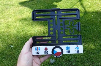 Podložka pod moto RZ s 3D logem, popisem na přání. - 4