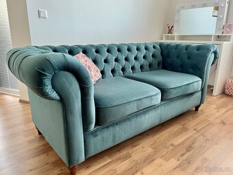 Sofa Chesterfield 3místná - 4